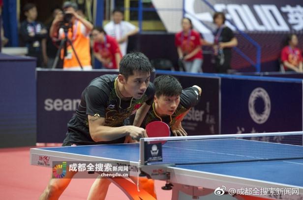 法国队逆转奥地利队，张继科关键制胜