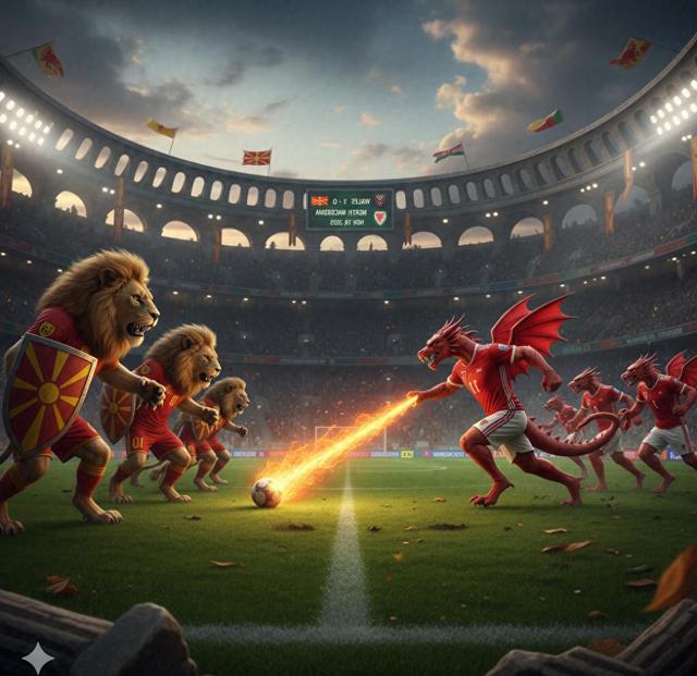 北马其顿队成为黑马，喜迎胜利